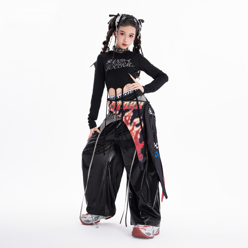 Street Fashion Dance - Girls Hip Hop Dance Clothing Sets