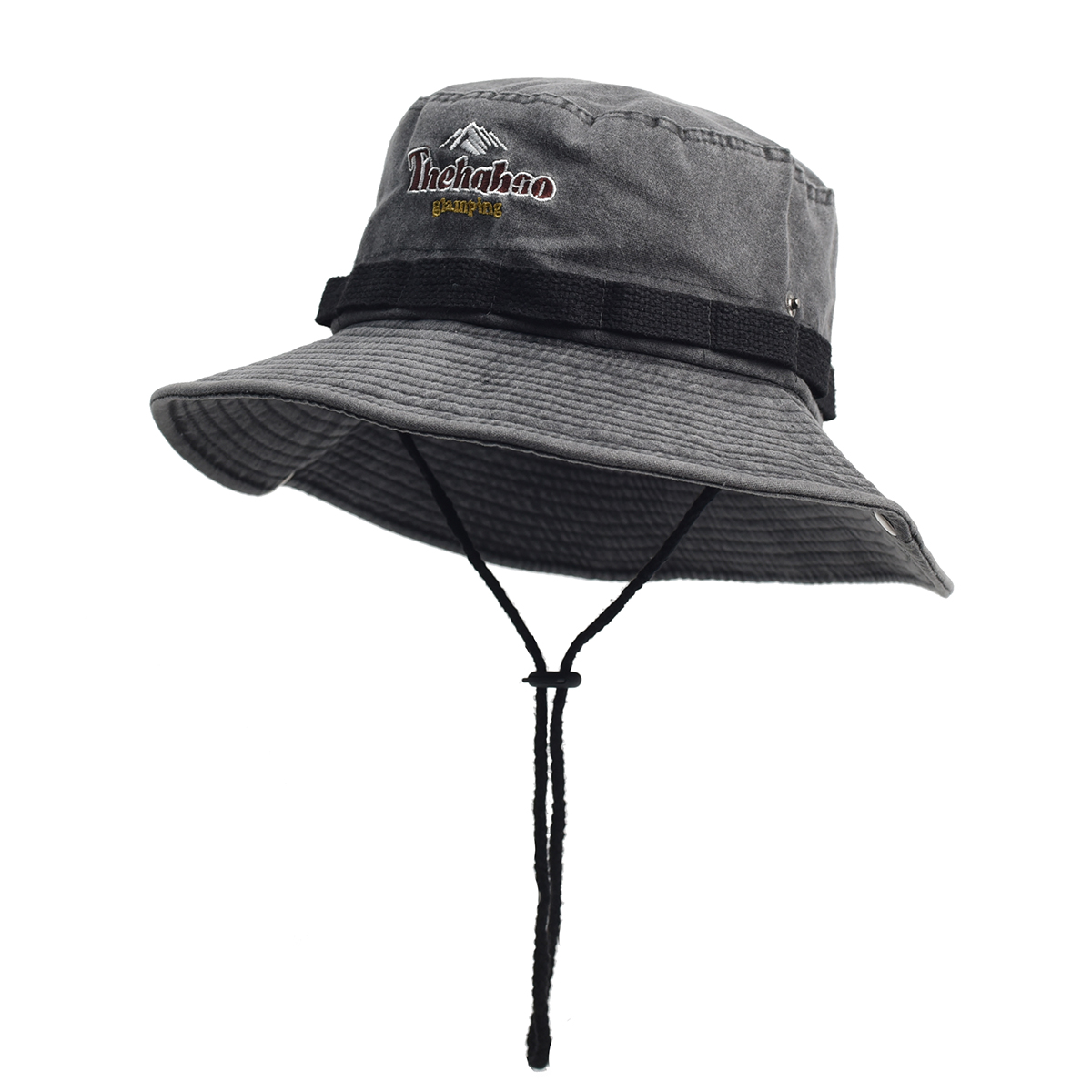 Bucket Hat Embroidered - Outdoor Sun Hat Woman Bucket Hat