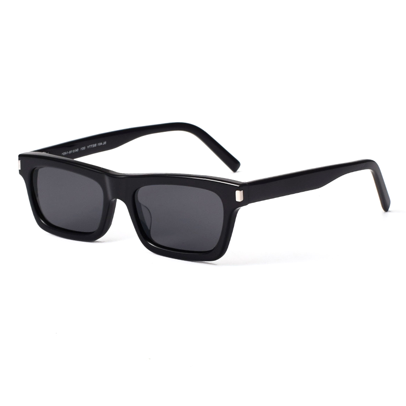 Street Fashion Paris - Paris Fashion Week Black Super Sunglasses