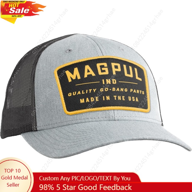 Bucket Hat Embroidered - Magpul Trucker Hat Woman Men Snap