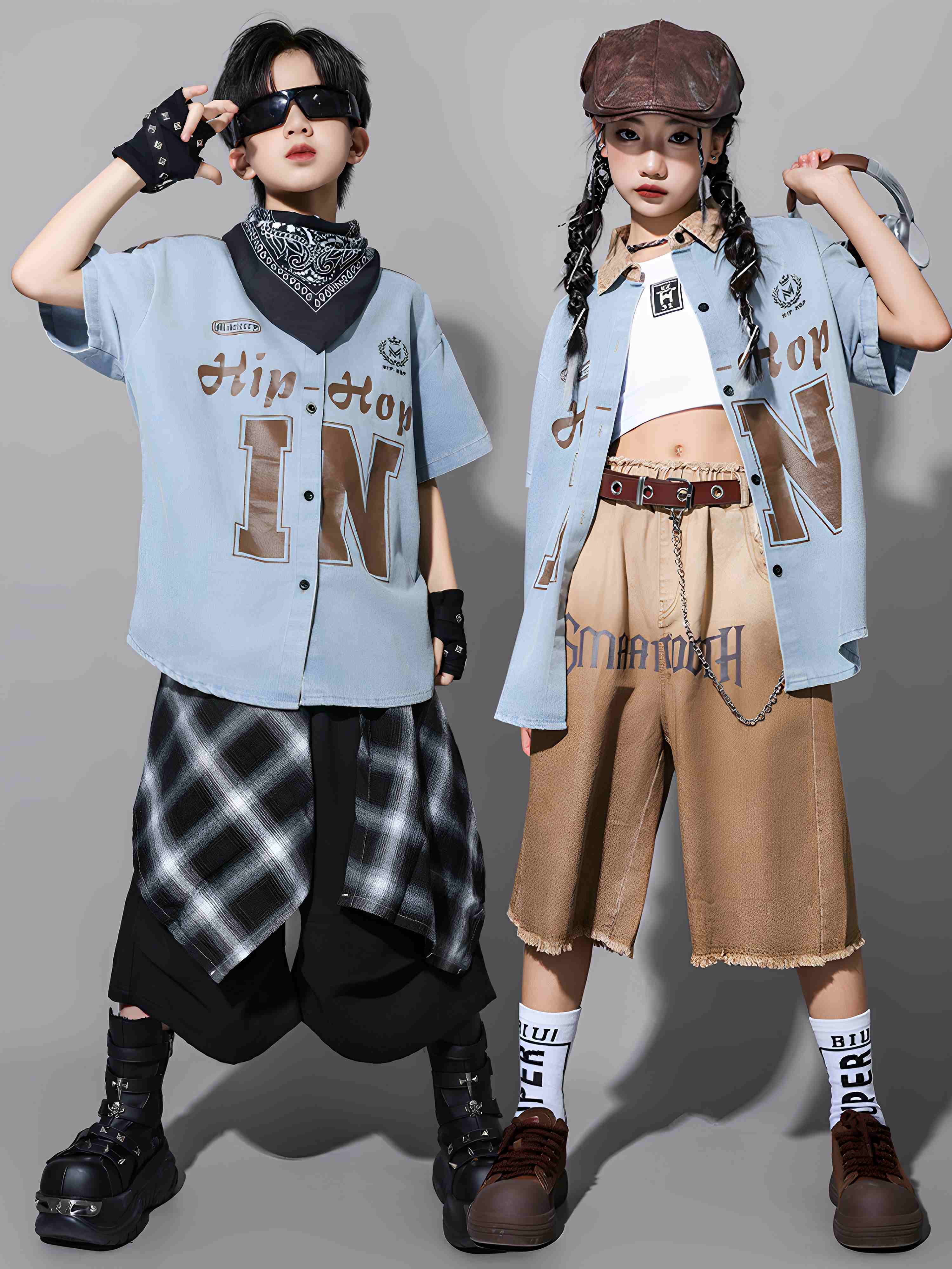 Street Fashion Boy - Girls Hip Hop Dance Costume Boys