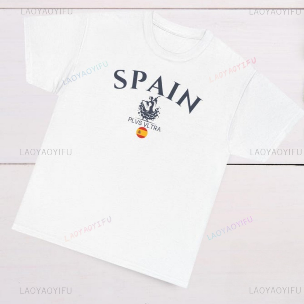 Spain Flag Graphic Printed T-s - Street Fashion In Spain avis et prix