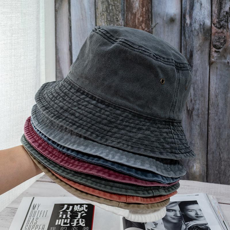 New Unisex Bucket Hat Fashion  - Bucket Hat Embroidered avis et prix