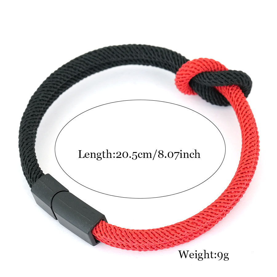 5 Styles Men Rope Bracelet Tru - Street Fashion Milan avis et prix