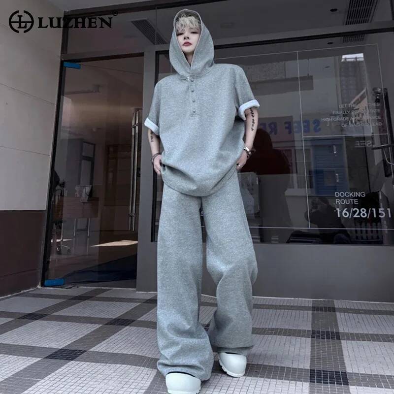 LUZHEN Original Tops Sleeve 20 - Street Fashion For Man avis et prix