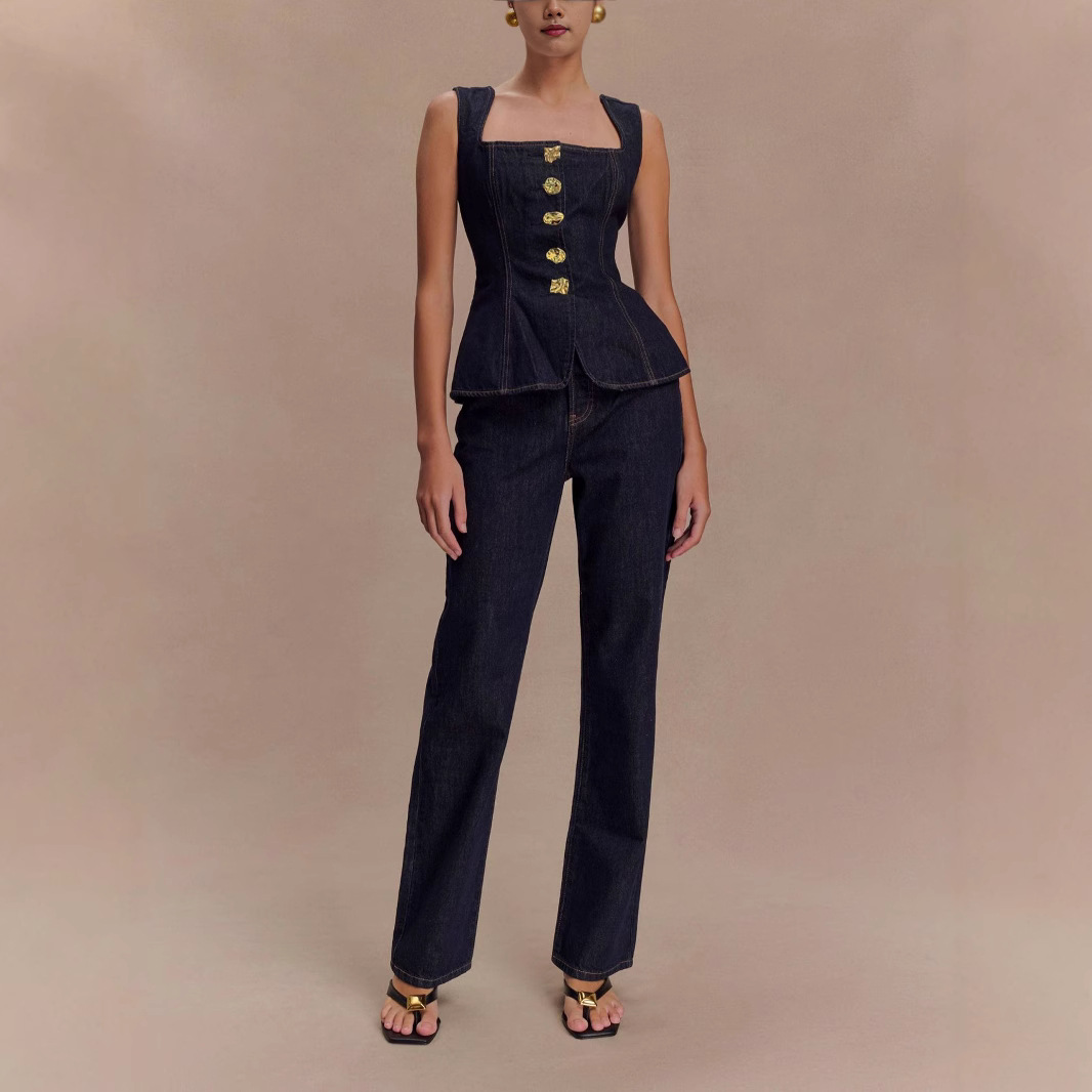 Summer Denim Pant Sets Women 2 - Street Fashion Jeans Women avis et prix
