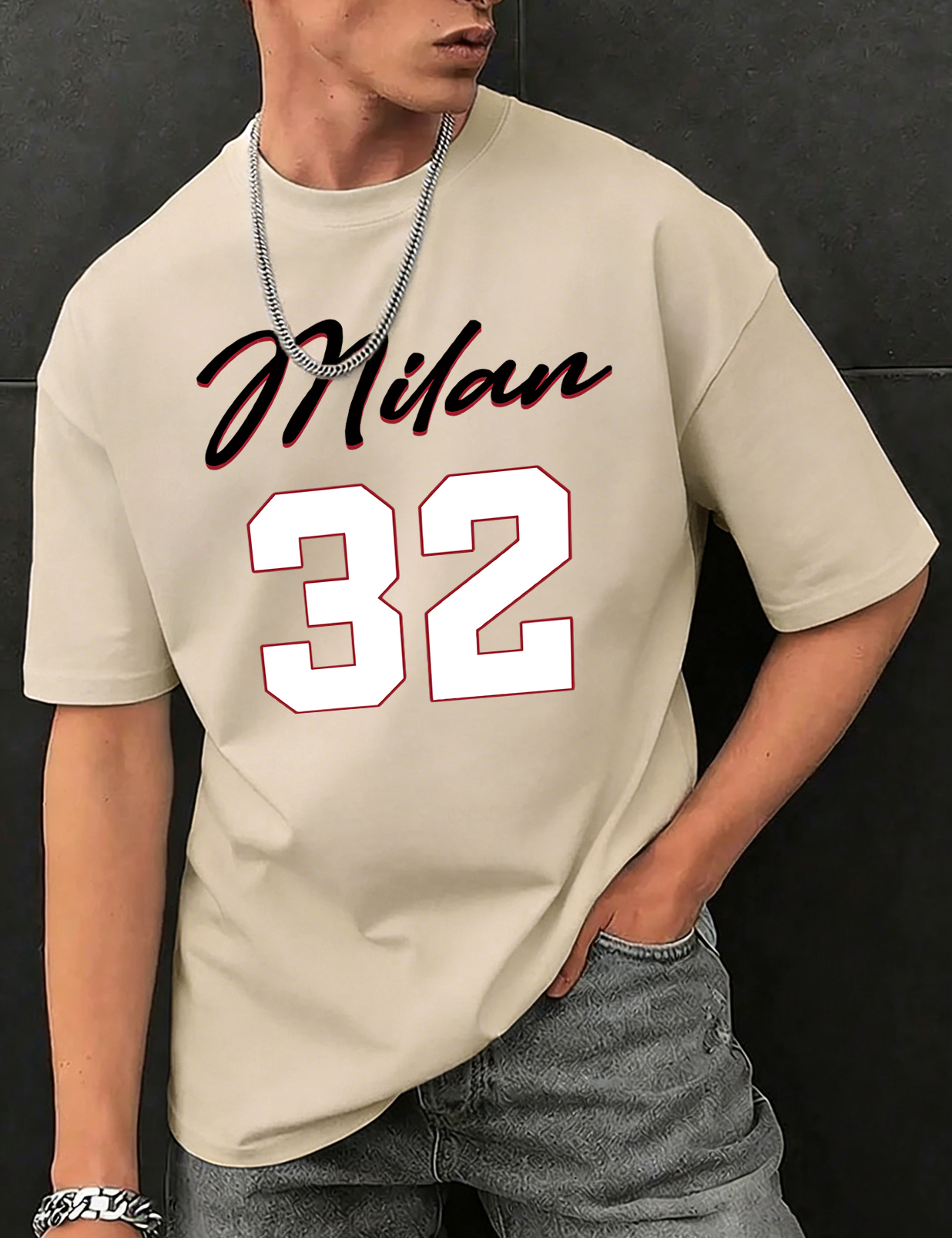 Milan Number 32 Creative Print - Street Fashion Milan avis et prix