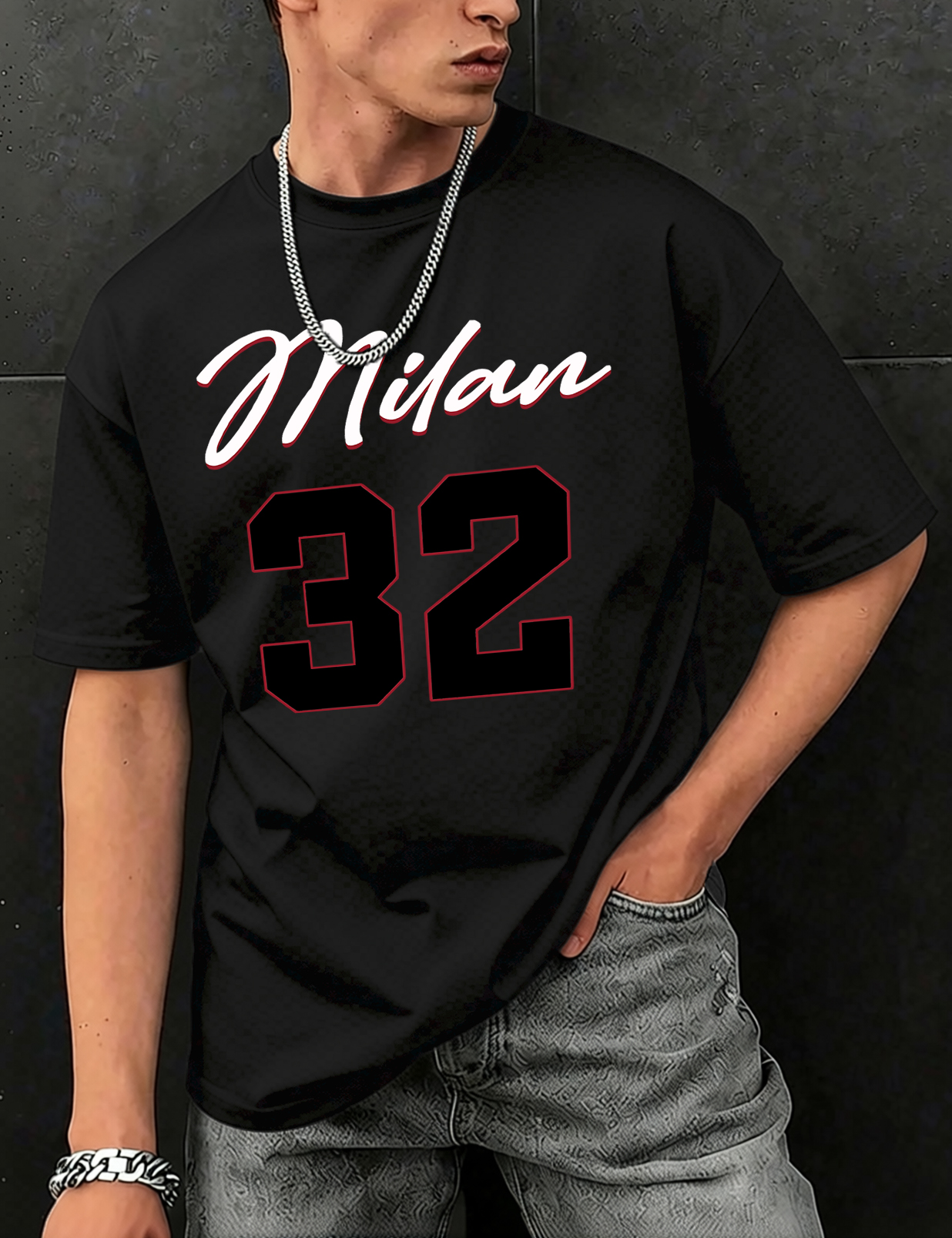 Milan Number 32 Creative Print - Street Fashion Milan avis et prix