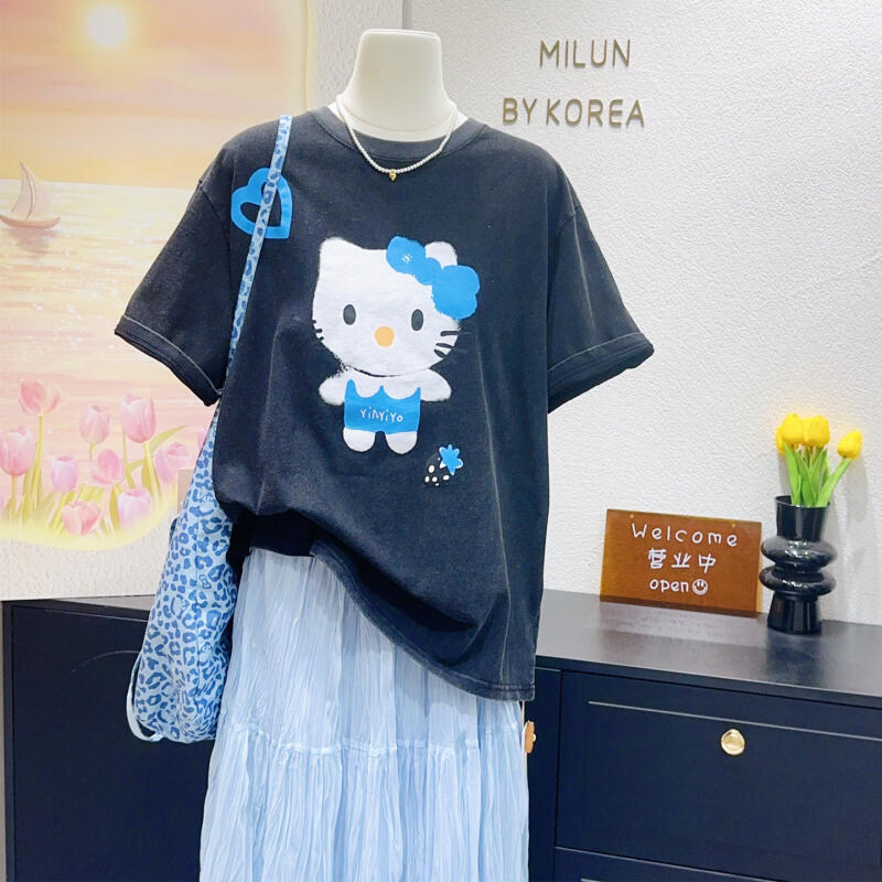 Hello Kitty High-Quality New S - Street Fashion Tshirt avis et prix