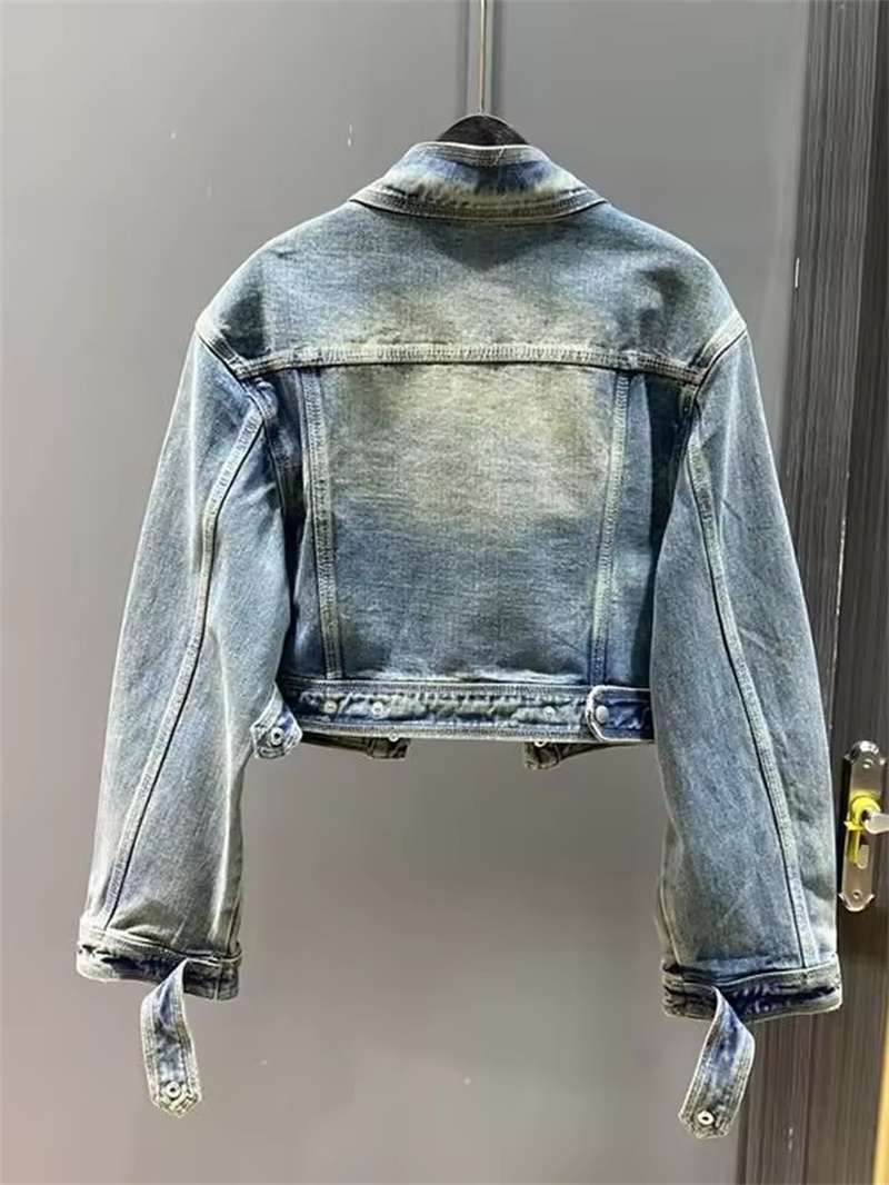 Vintage Short Denim Jacket Wom - Street Fashion Jeans Women avis et prix