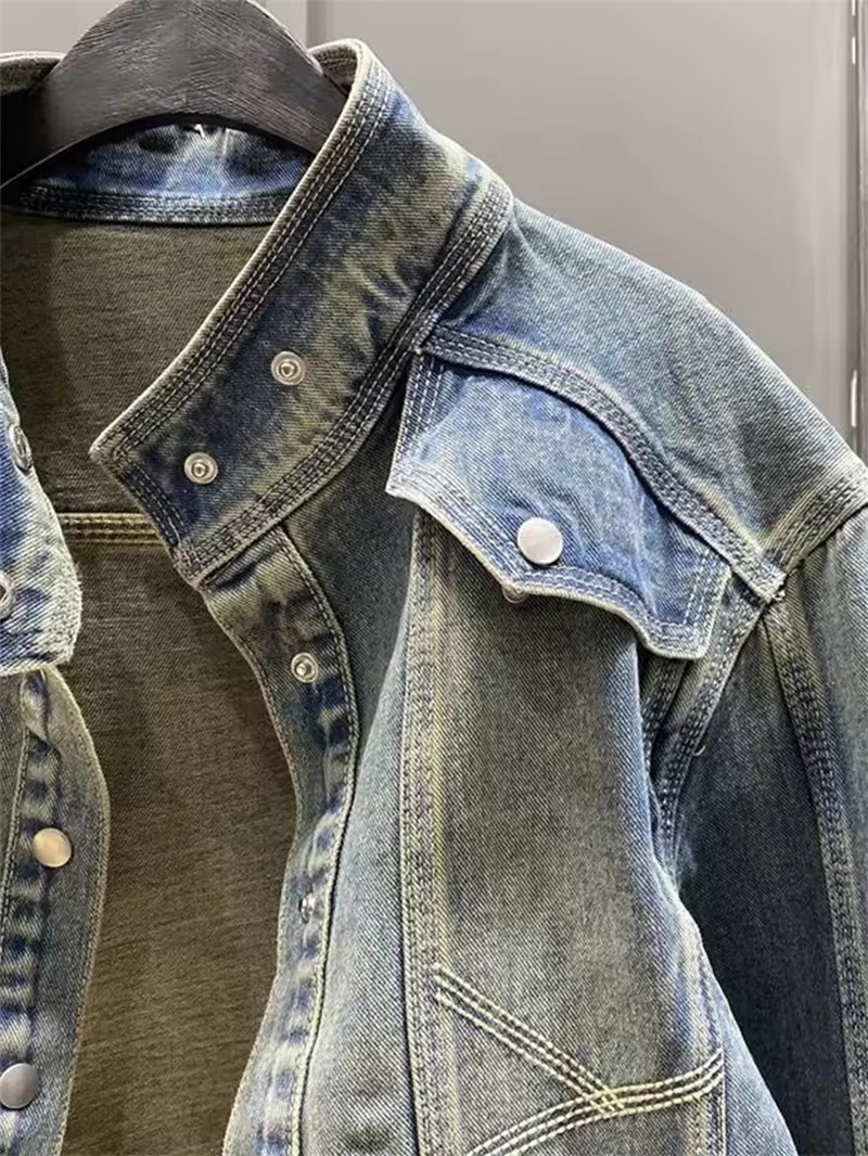 Vintage Short Denim Jacket Wom - Street Fashion Jeans Women avis et prix