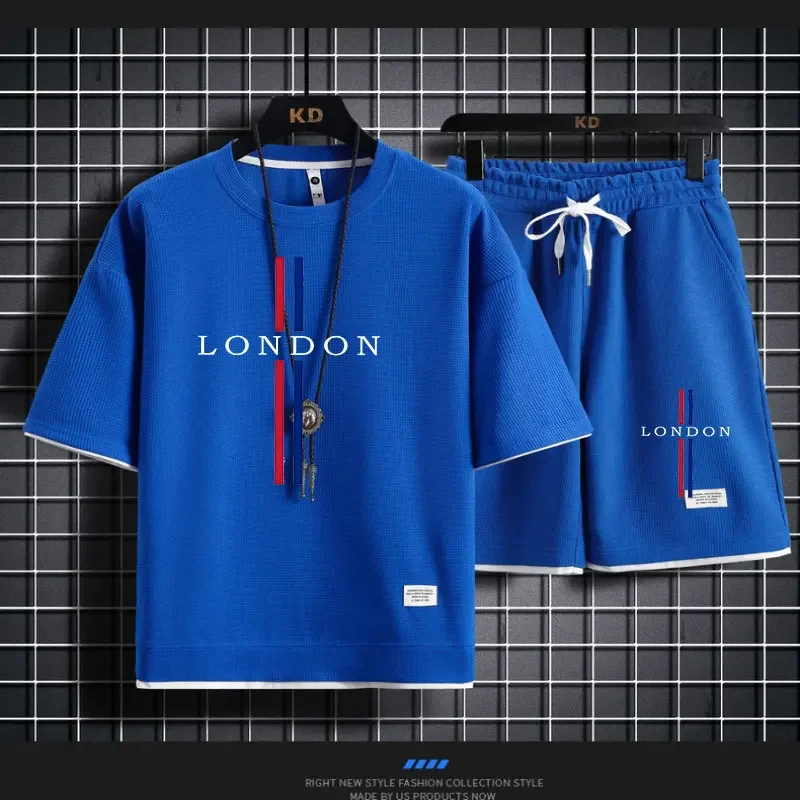 Summer new men's suit, short-s - Street Fashion Tshirt avis et prix