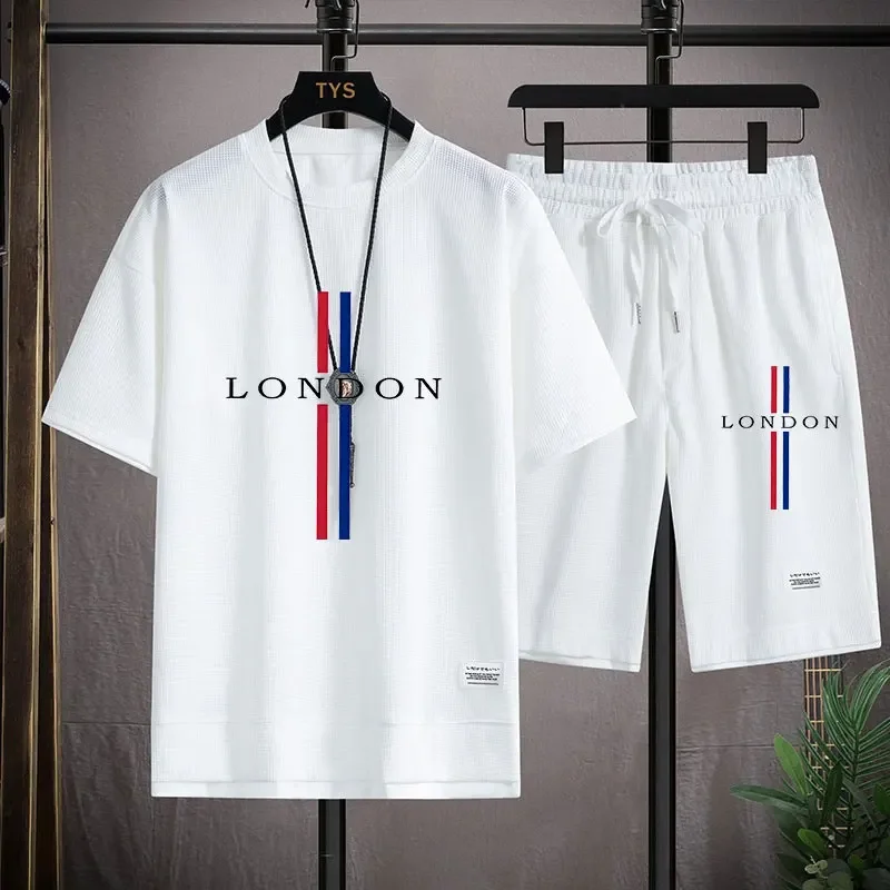 Summer new men's suit, short-s - Street Fashion Tshirt avis et prix