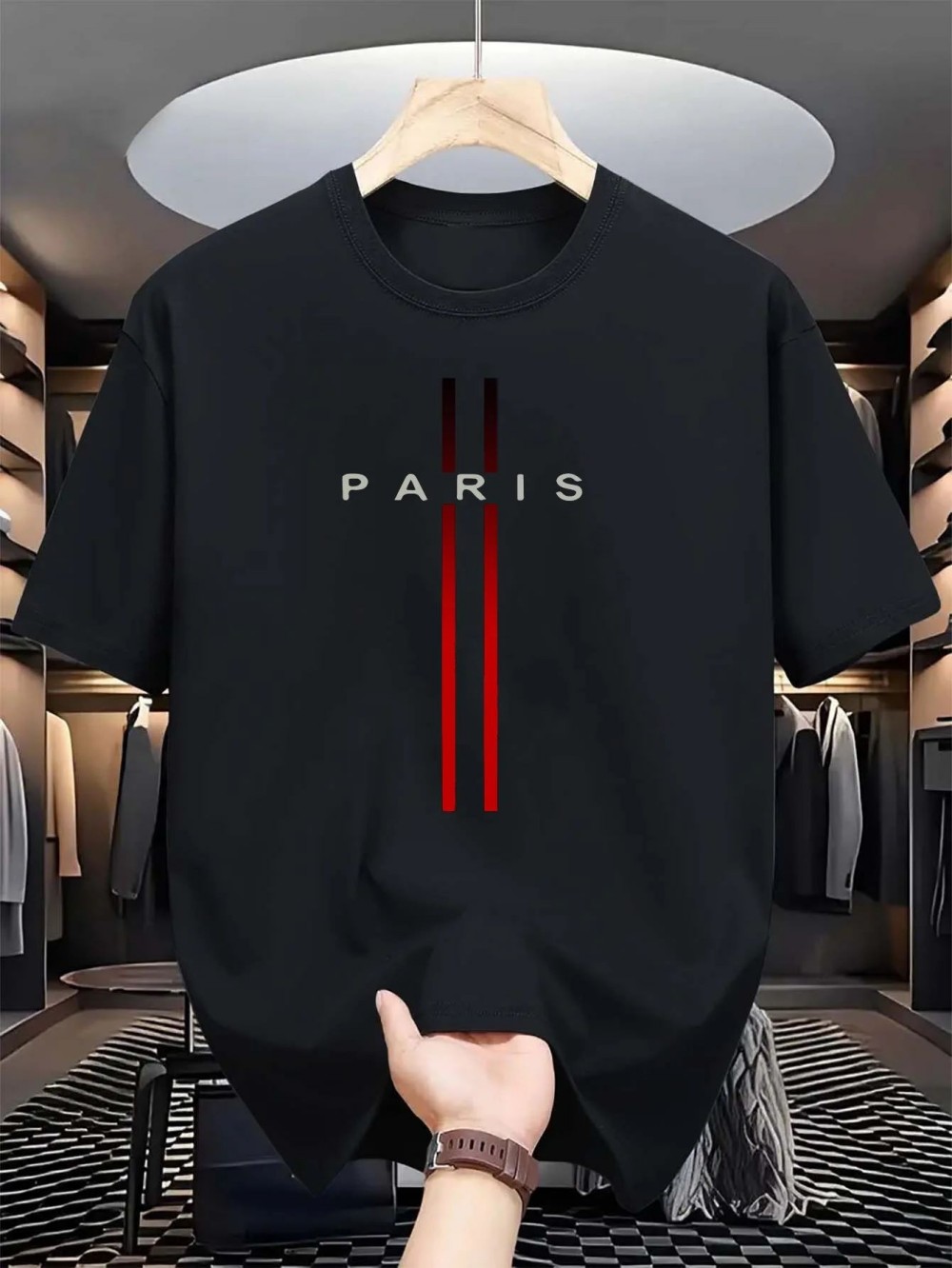 Paris Letter 3D print sport Qu - Street Fashion Paris avis et prix