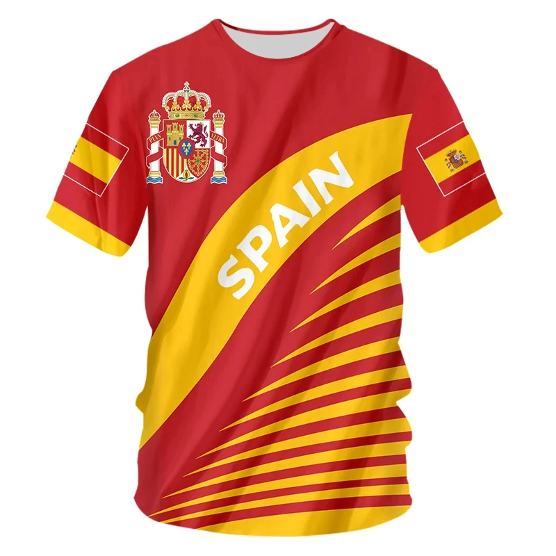 Unisex 3D Print Spain Style T  - Street Fashion In Spain avis et prix