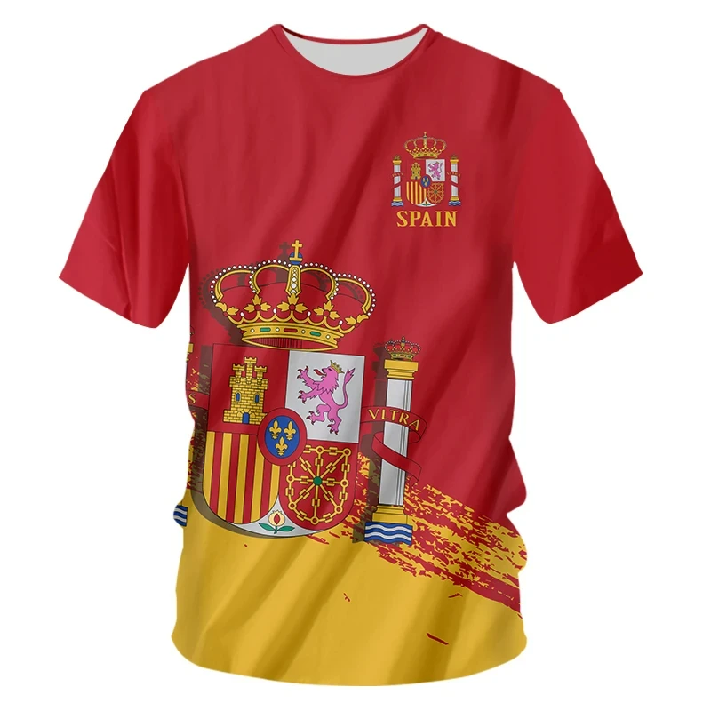 Unisex 3D Print Spain Style T  - Street Fashion In Spain avis et prix