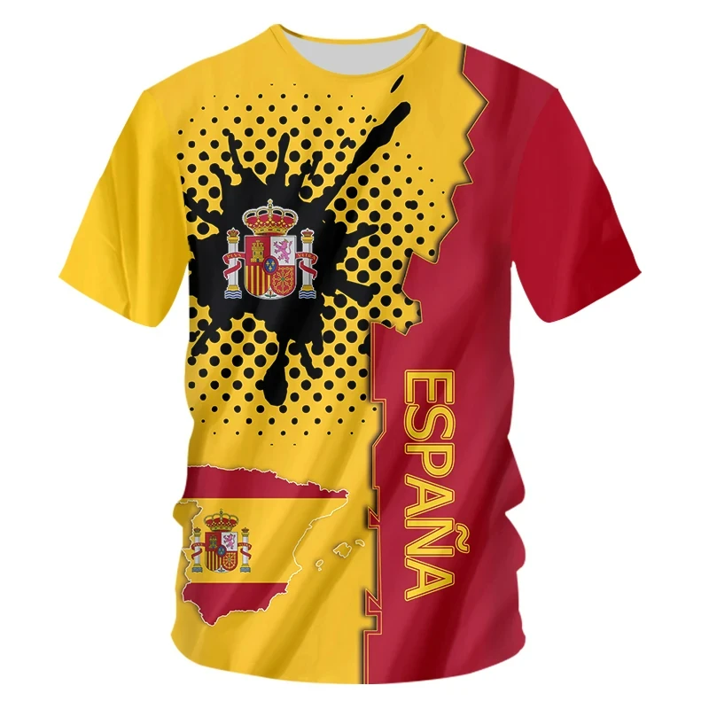 Unisex 3D Print Spain Style T  - Street Fashion In Spain avis et prix