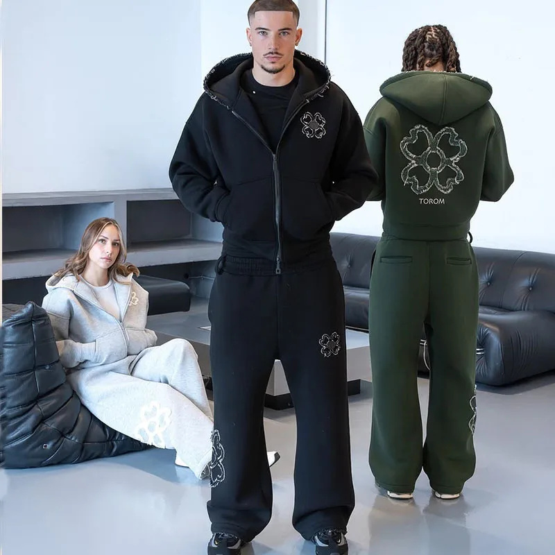 Spring Autumn Oversized 4 Leaf - Street Fashion For Man avis et prix
