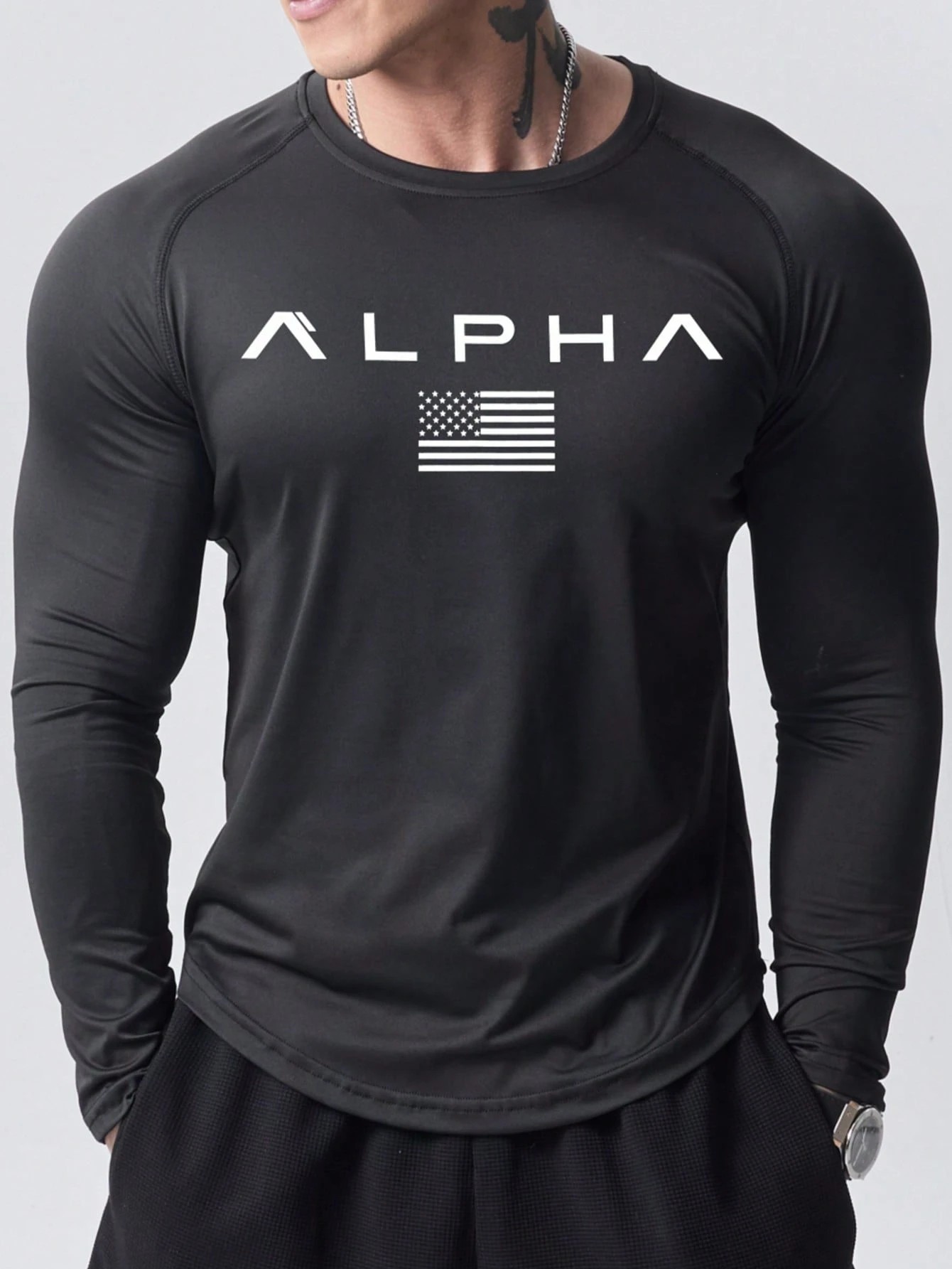 New men's long-sleeved T-shirt - Street Fashion For Man avis et prix