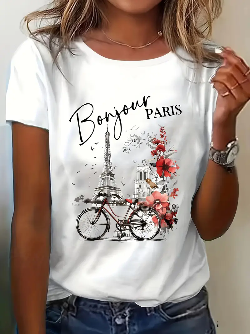 Fashion Bonjour Paris Text Pri - Street Fashion Paris avis et prix