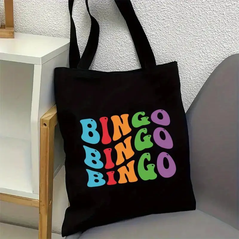 Stylish Colorful Bingo Night T - Tote Bag Canvas Print avis et prix