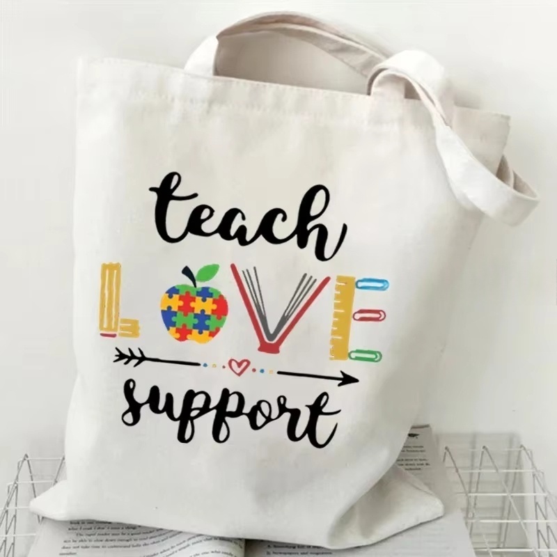 Women Canvas Shoulder Bag Teac - Tote Bag Canvas Print avis et prix