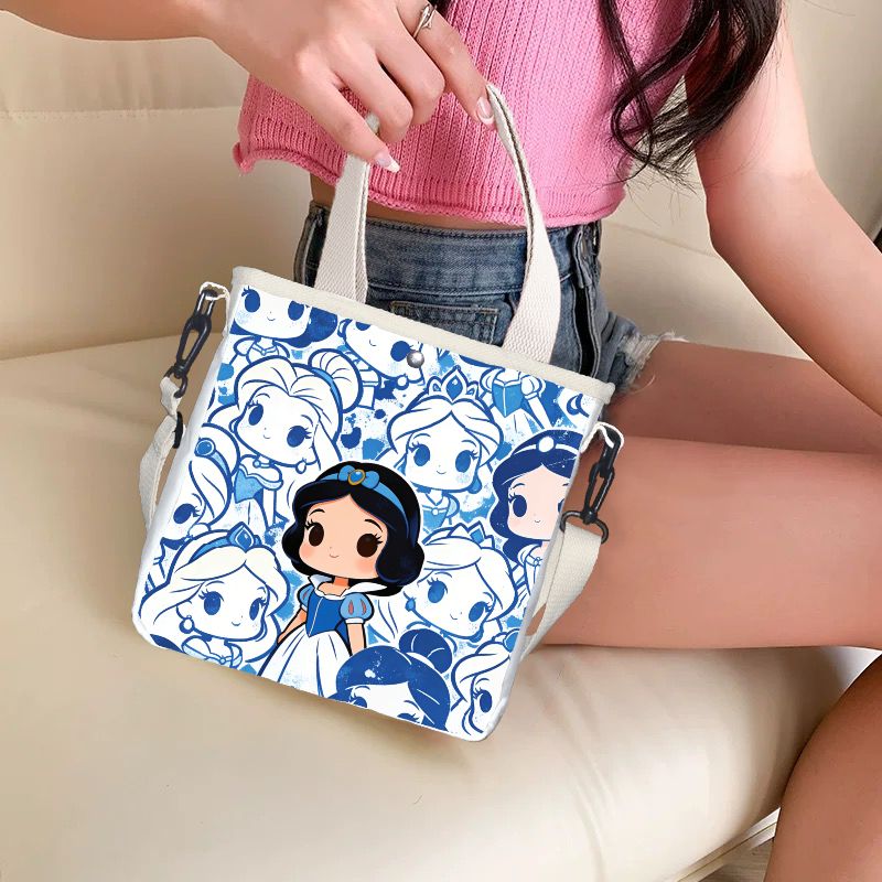 Cartoon snow white Characters  - Tote Bag Canvas Print avis et prix