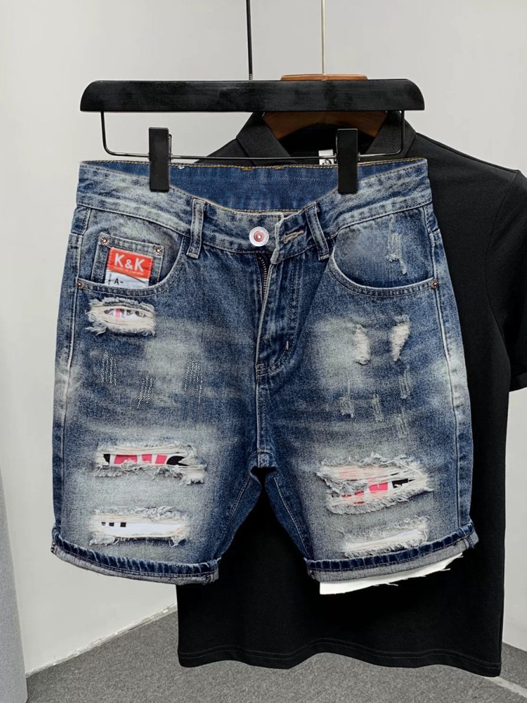 2026 Summer Ripped Straight Me - Street Fashion Luxury avis et prix