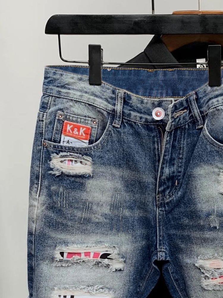 2026 Summer Ripped Straight Me - Street Fashion Luxury avis et prix