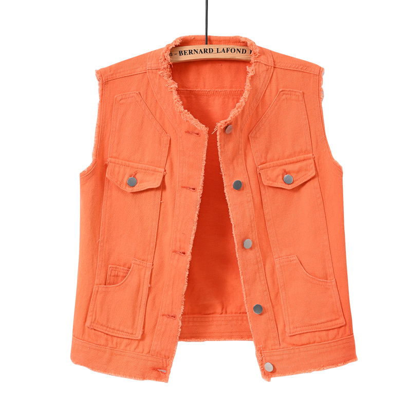 Autumn Women Denim Vests Sleev - Street Fashion Jeans Women avis et prix