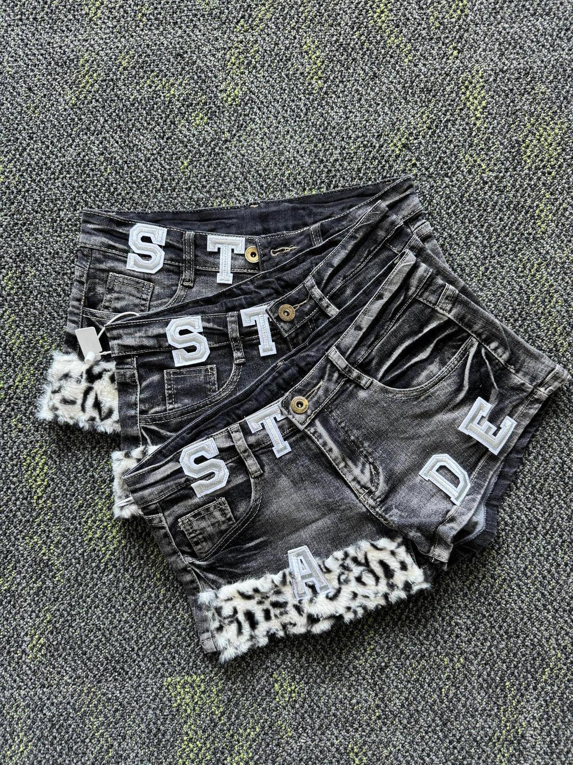 Y2k Embroidered Patch Denim Sh - Street Fashion Jeans Women avis et prix