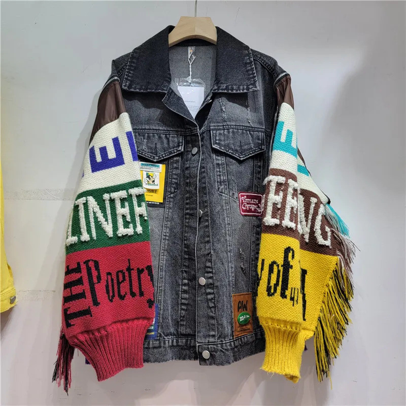 Women Denim Jacket  Autumn Fas - Street Fashion Jeans Women avis et prix