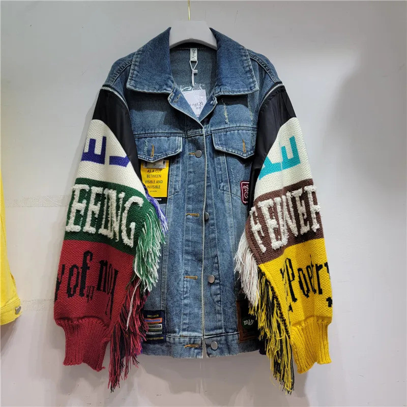 Women Denim Jacket  Autumn Fas - Street Fashion Jeans Women avis et prix