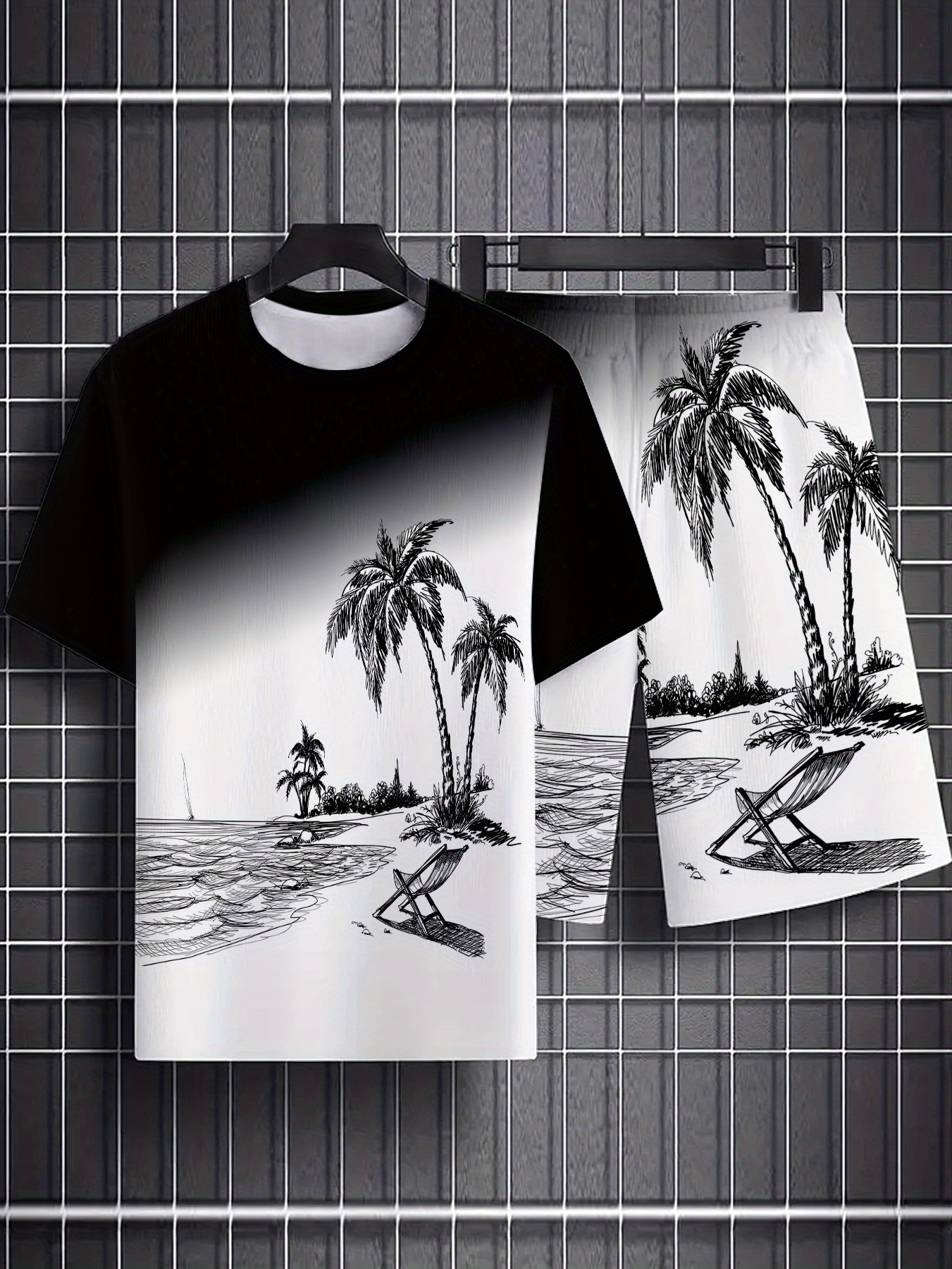 2026 Summer New Men's Short-Sl - Street Fashion Designer avis et prix
