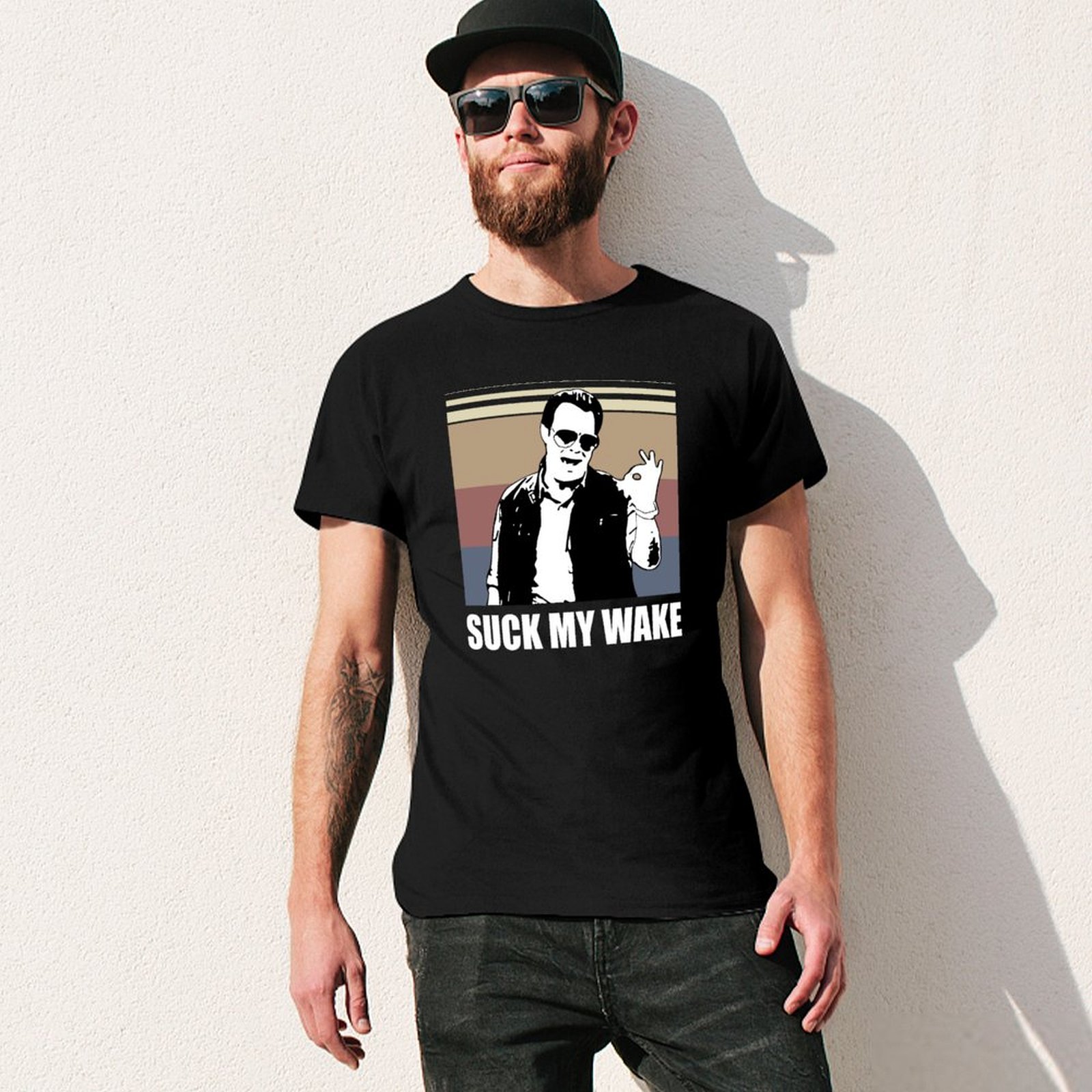 Artwesome Suck My Wake Retro Q - Street Fashion Quotes avis et prix