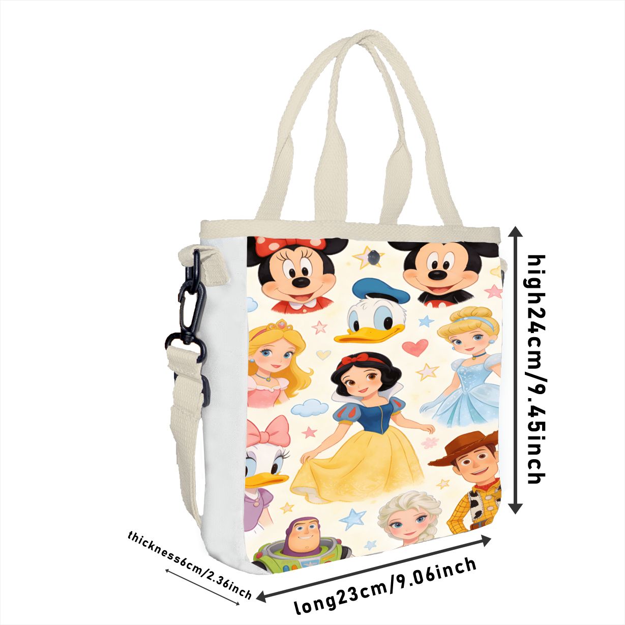 Multifunctional Princess Tote  - Tote Bag Canvas Print avis et prix