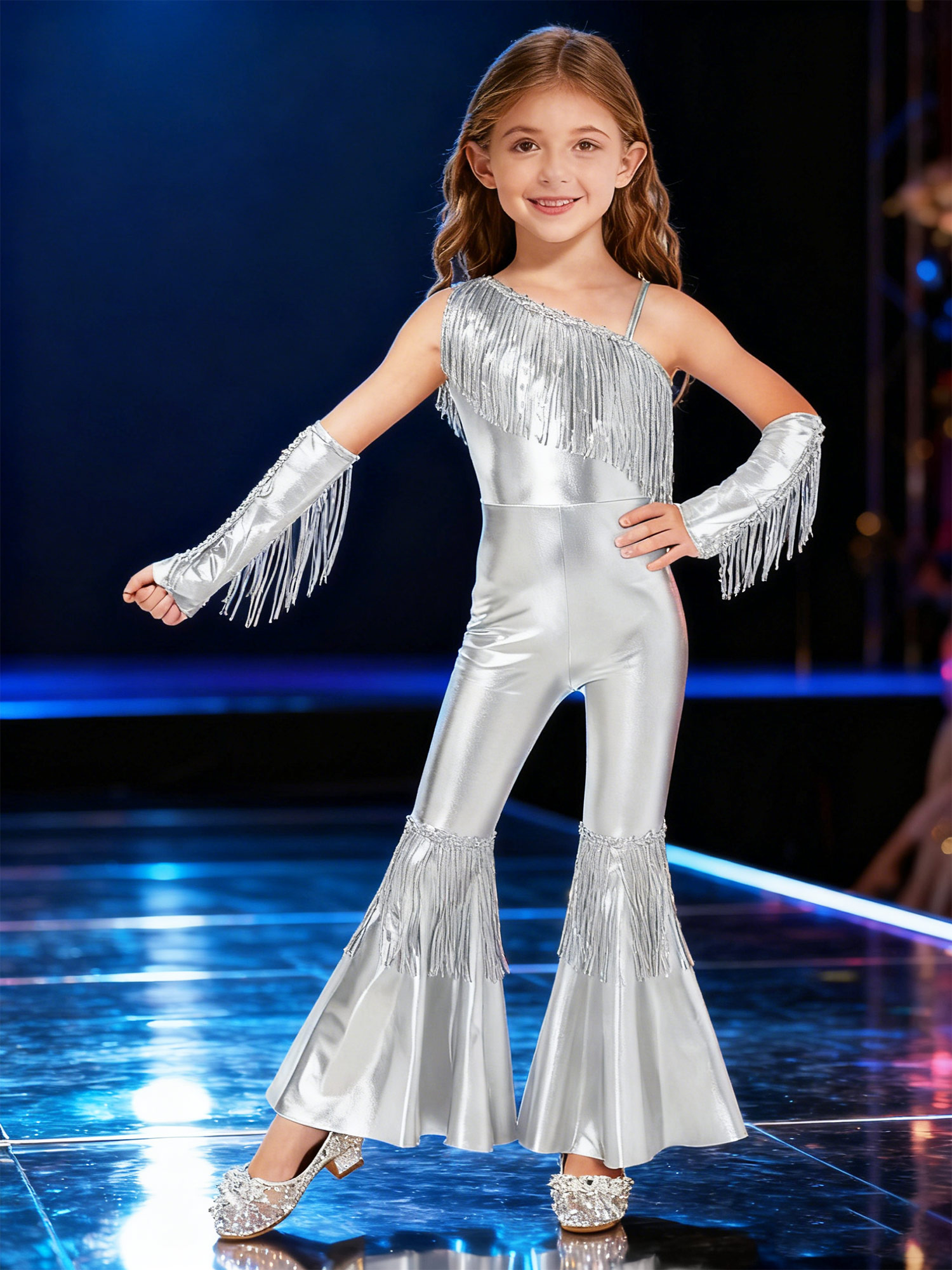 Girls Street Jazz Dance Costum - Street Fashion Dance avis et prix