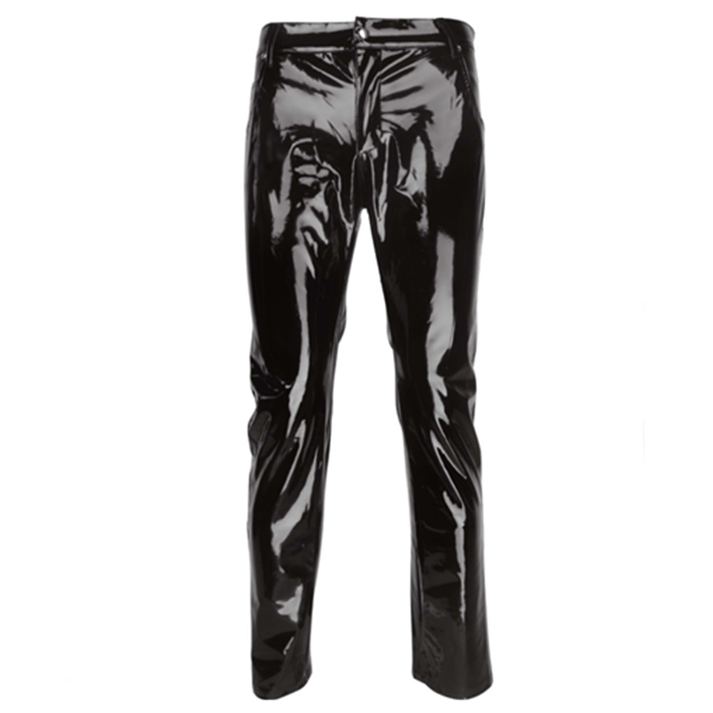Shiny PVC Latex Trousers Men M - Street Fashion Dance avis et prix