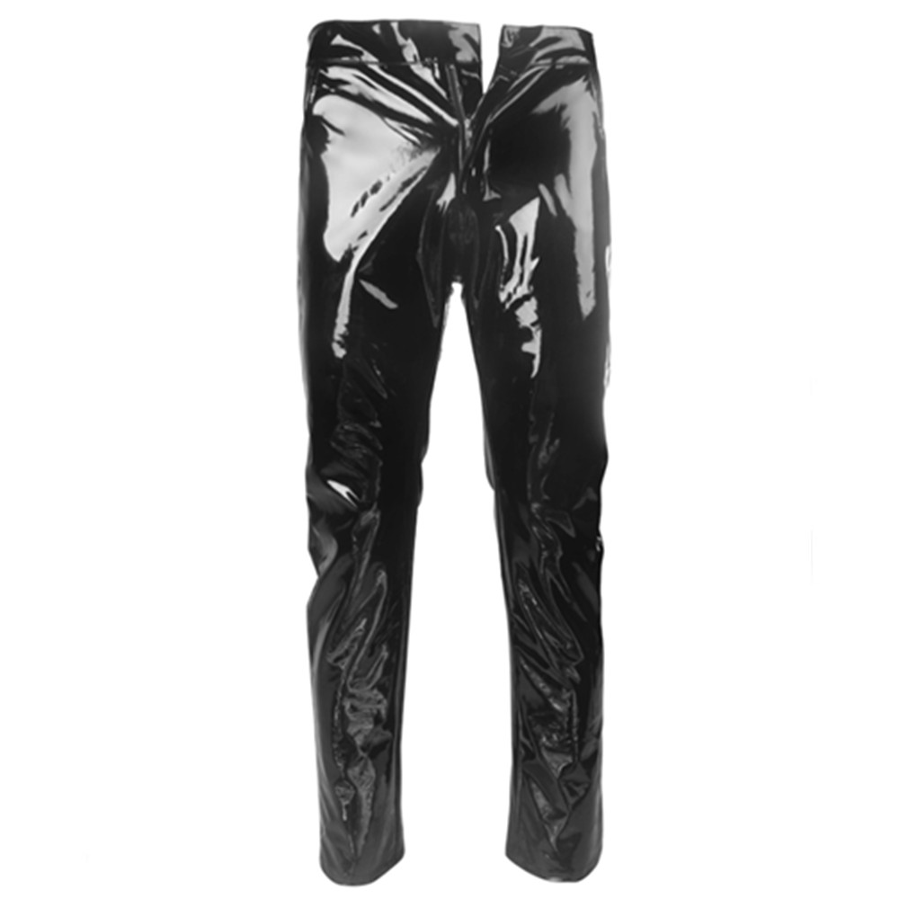 Shiny PVC Latex Trousers Men M - Street Fashion Dance avis et prix