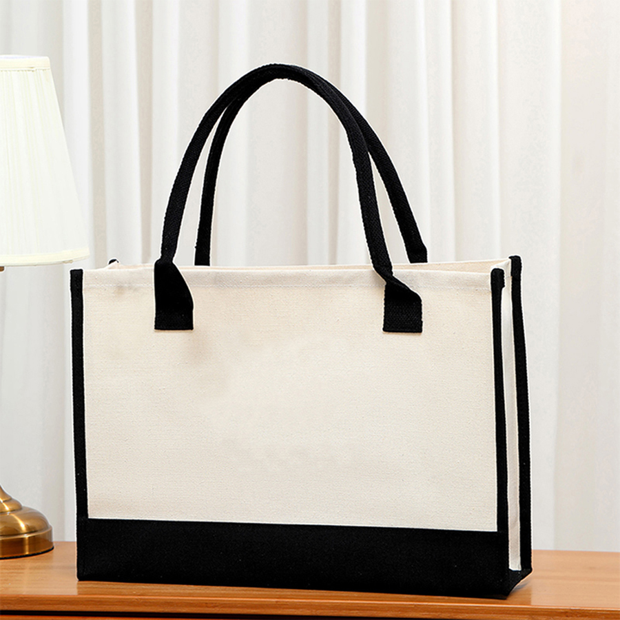 Cartoon-printed light white ca - Tote Bag Canvas Print avis et prix