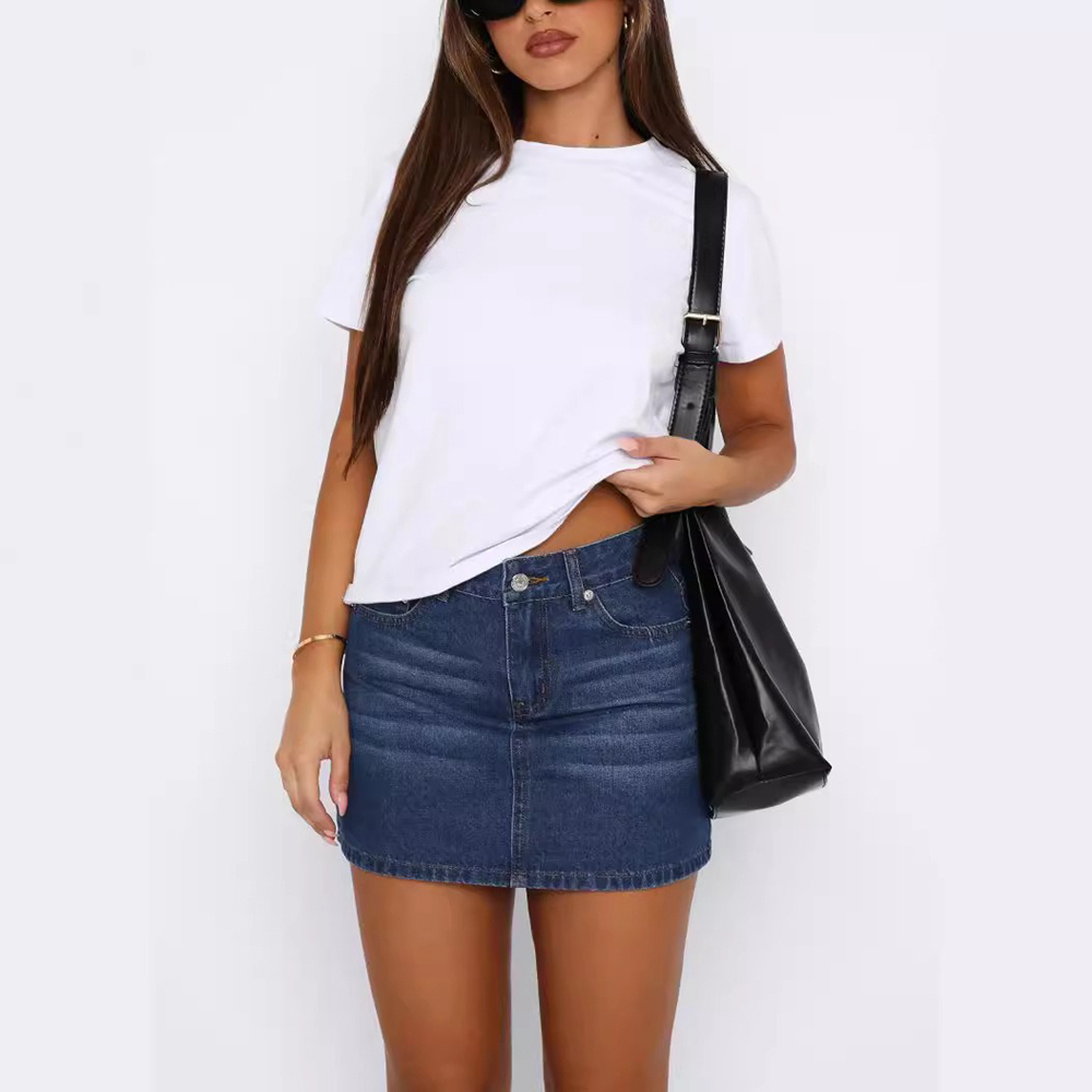 Womens Denim Short Skirts Jean - Street Fashion Jeans Women avis et prix