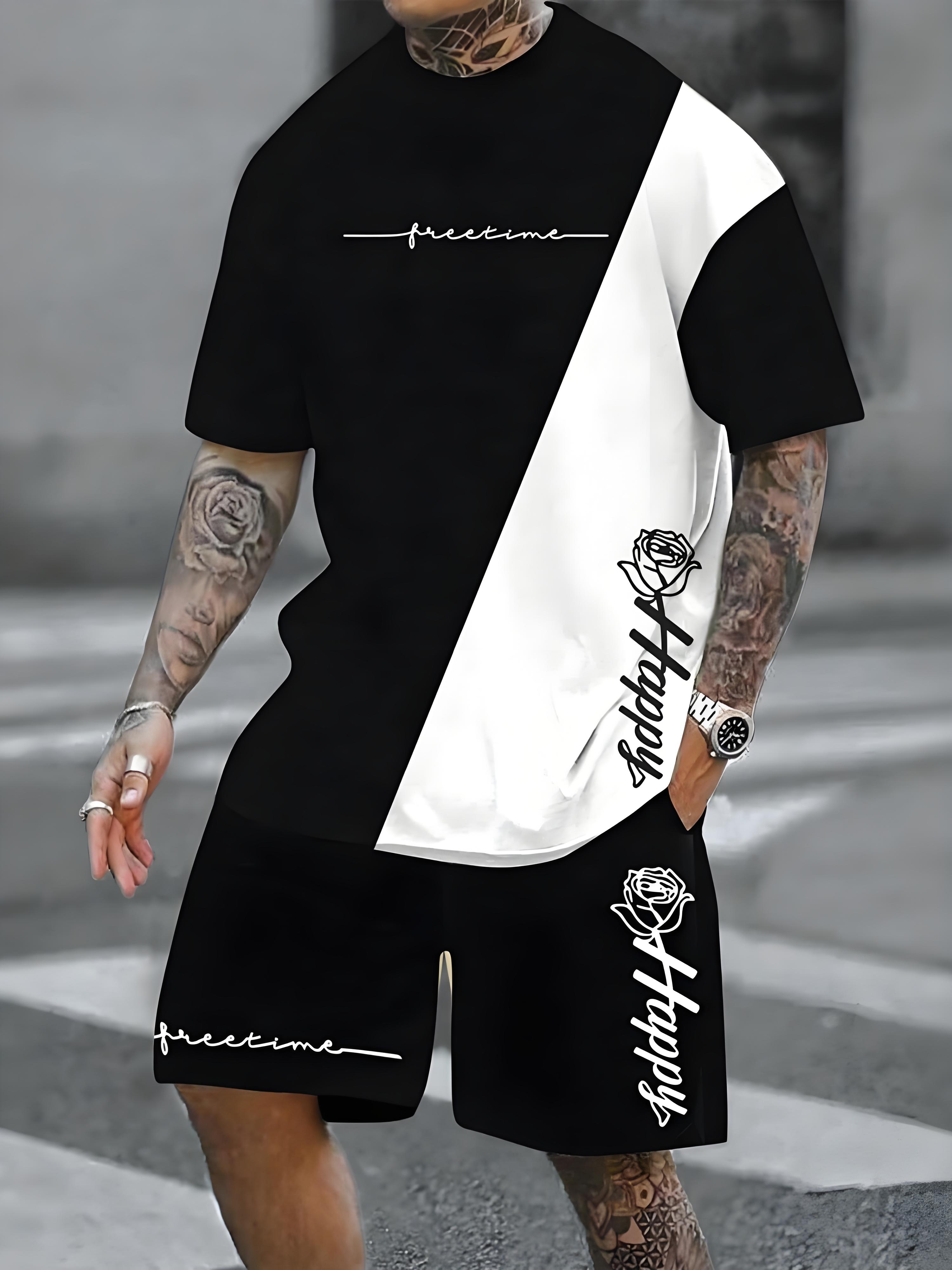 New Plus Size Men's T-shirt An - Street Fashion Tshirt avis et prix