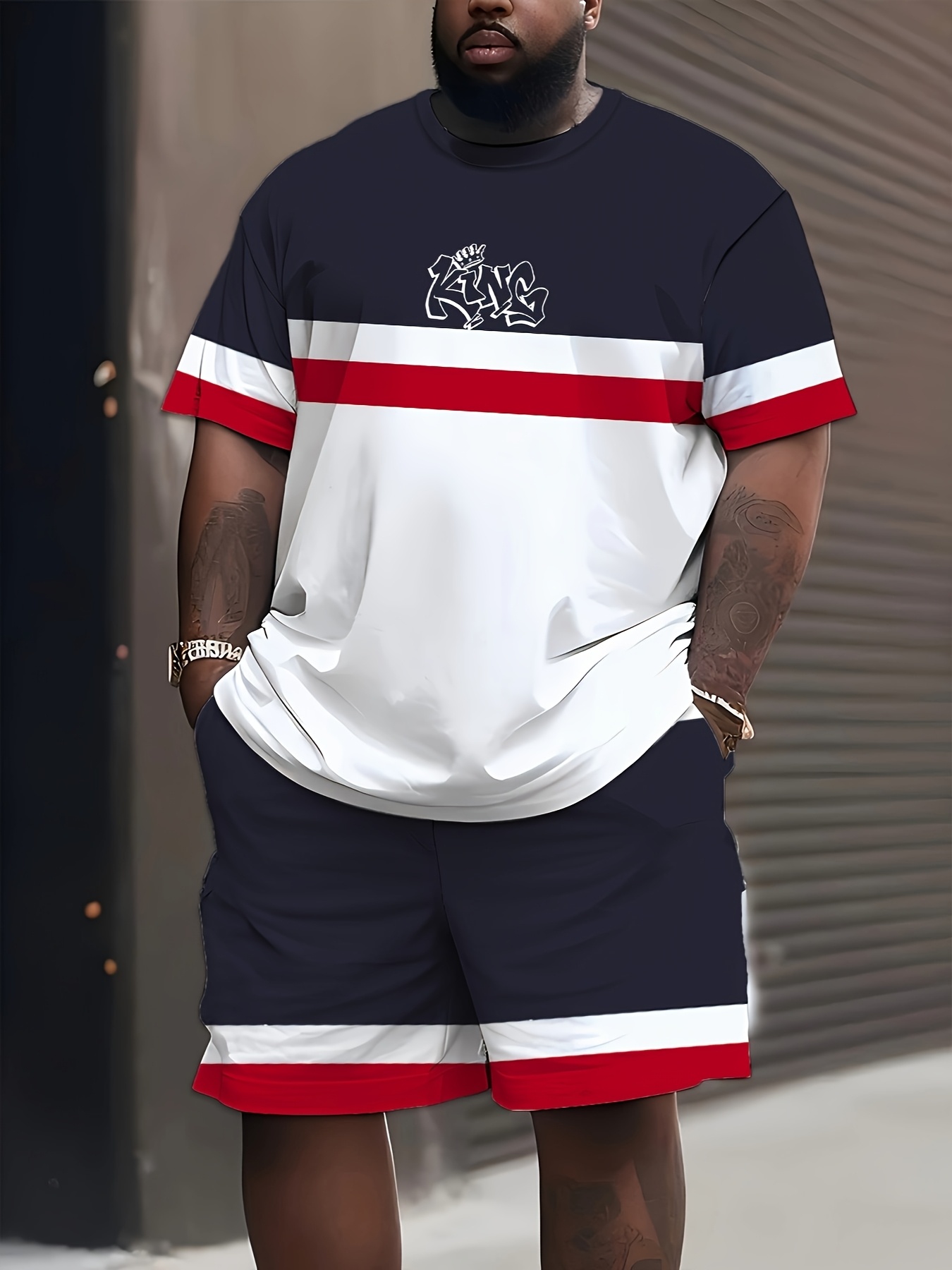 New Plus Size Men's T-shirt An - Street Fashion Tshirt avis et prix