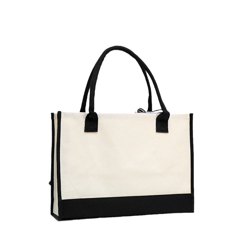 Leather letter print tote bag, - Tote Bag Canvas Print avis et prix