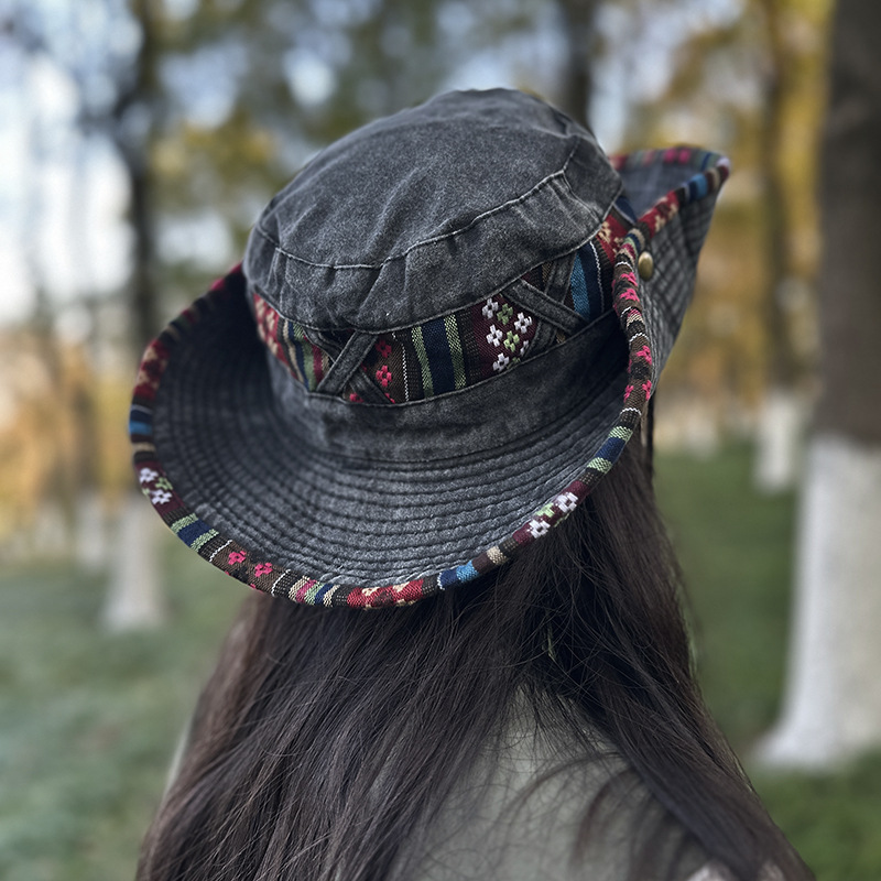 Men Women Summer Bucket Hat Re - Bucket Hat Embroidered avis et prix