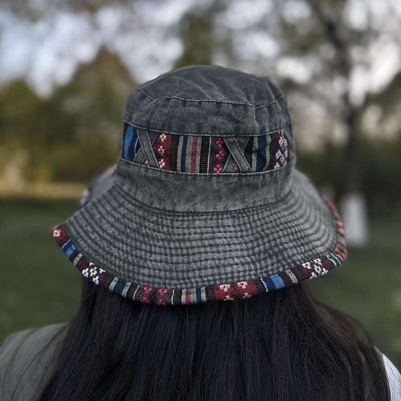 Men Women Summer Bucket Hat Re - Bucket Hat Embroidered avis et prix