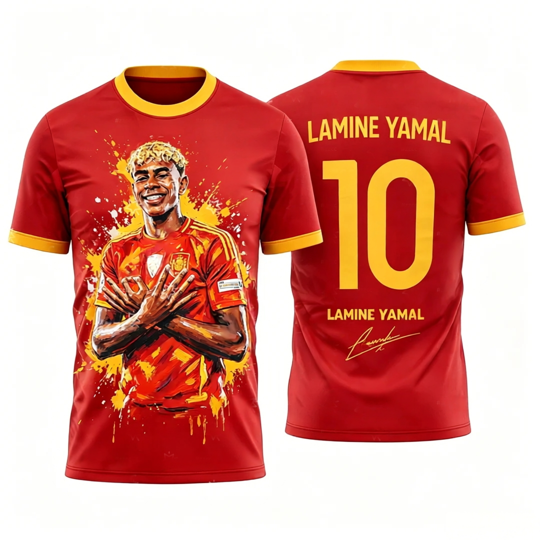New Spain Football Jersey Yama - Street Fashion In Spain avis et prix