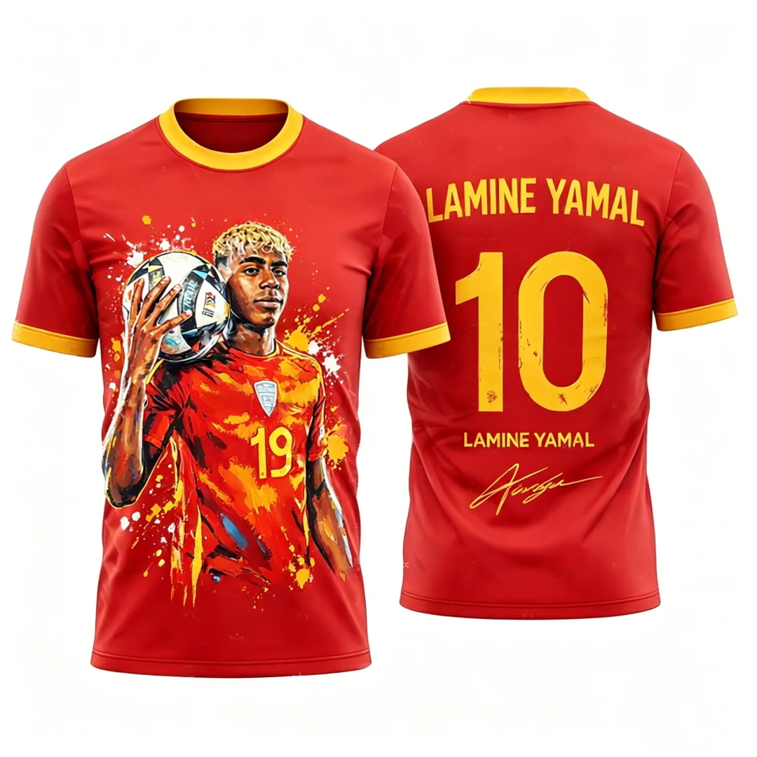 New Spain Football Jersey Yama - Street Fashion In Spain avis et prix