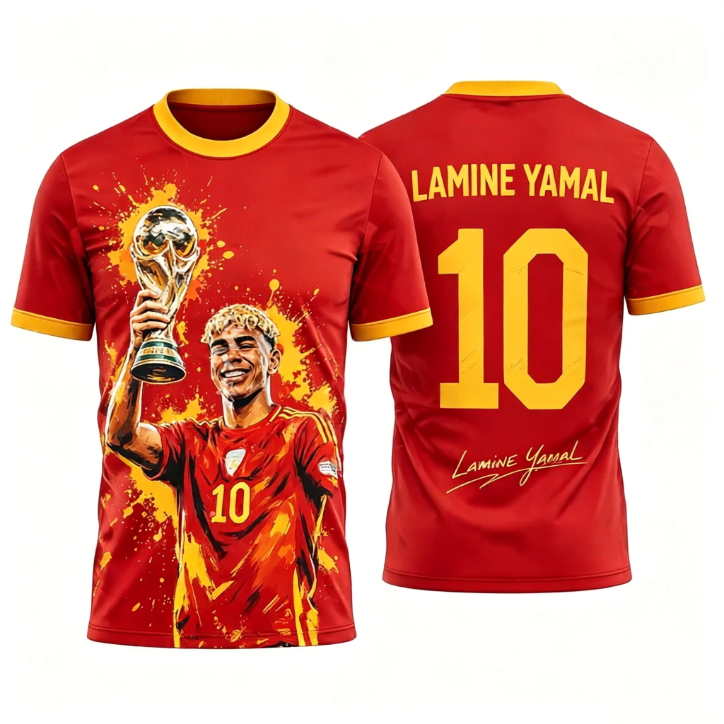 New Spain Football Jersey Yama - Street Fashion In Spain avis et prix