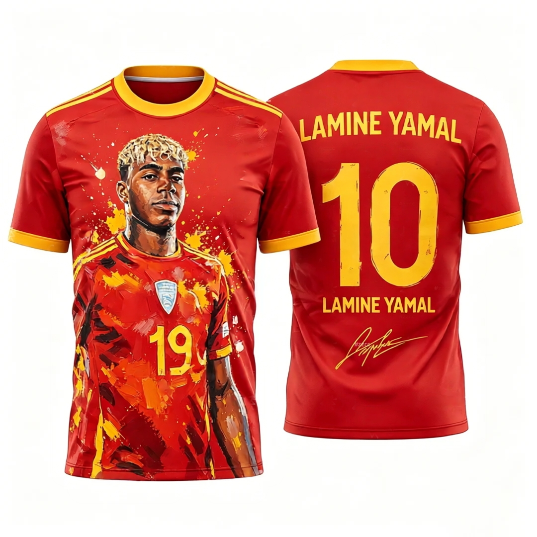 New Spain Football Jersey Yama - Street Fashion In Spain avis et prix